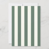 ピクルボールピンク&グリーンストライプ誕生日 招待状 (裏面)