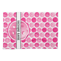 ピクルボールピンク&ホワイトピックルパーソナライズされたボール