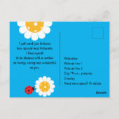 ピクルボールママの母のカスタム日、色 ポストカード (裏面)