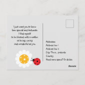 ピクルボールママの母の日黒 ポストカード (裏面)