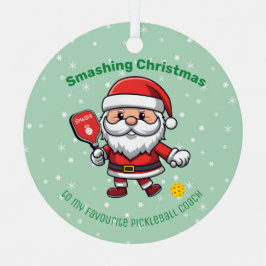 ピクルボールメリークリスマスメタルオーナメント メタルオーナメント