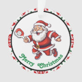 ピクルボールメリークリスマス オーナメント (正面)
