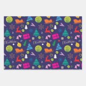 ピクルボール🎄メリークリスマス  ラッピングペーパーシート (正面2)