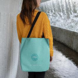 ピクルボールモノグラムロビンの卵ブルー トートバッグ