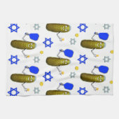 ピクルボールユダヤ人ハヌカー キッチンタオル (横)