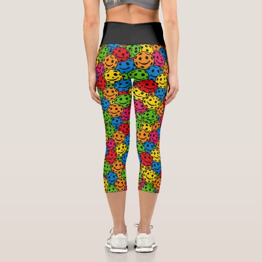 ピクルボールヨガ禅DINKリピート カプリレギンス (裏面)