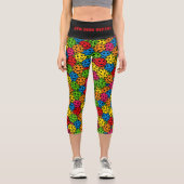 ピクルボールヨガ禅DINKリピート カプリレギンス (正面)