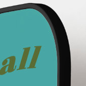 ピクルボールライフパドルフランスの – ブルドッグ&ロゼ ピックルボールラケット (左詳細)