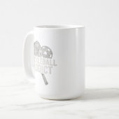ピクルボール中毒プレミアム コーヒーマグカップ (正面左)