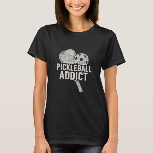ピクルボール中毒プレミアム Tシャツ (正面)