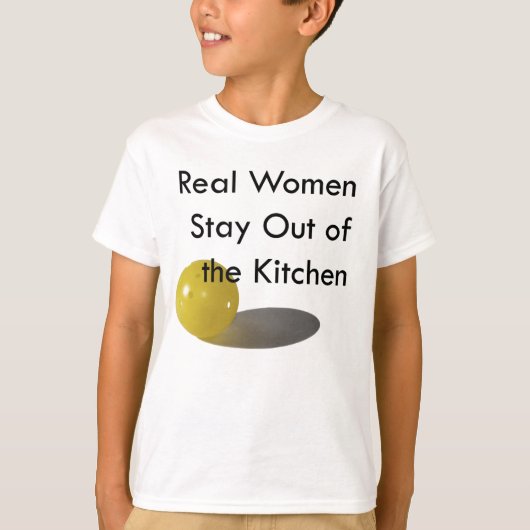 ピクルボール厨房から離れろ！ Tシャツ (正面)