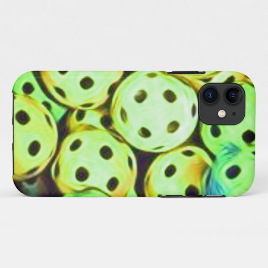 ピクルボール夢の黄色と緑のボール Case-Mate iPhoneケース (裏面(横))