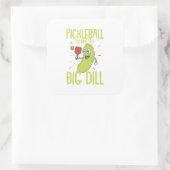 ピクルボール大きなディルおもしろいのパンプギフトのようなものだ スクエアシール (バッグ)