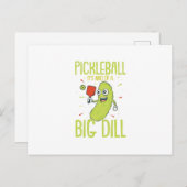 ピクルボール大きなディルおもしろいのパンプギフトのようなものだ 案内ポストカード (正面/裏面)