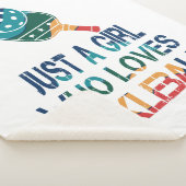 ピクルボール女性レインボー シェルパブランケット (3/4)