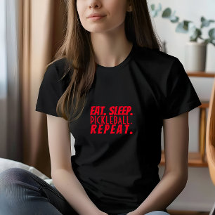 ピクルボール恋人の夢:赤への贈り物 Tシャツ