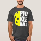 ピクルボール服男性へ女ピクルボールギア Tシャツ (正面)