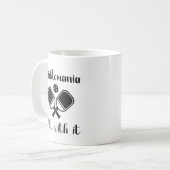 ピクルボール漬けマニアおもしろいディル コーヒーマグカップ (正面左)