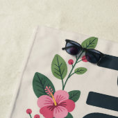 ピクルボール熱帯グラフィックバケーション ビーチタオル (インサイチュ)