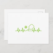 ピクルボール男性へアートウィメンズピクルボールピクルバル ポストカード (正面/裏面)