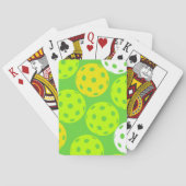 ピクルボール誕生日パーティーかわいいグリーンスポーツ トランプ (裏面)