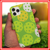 ピクルボール誕生日パーティーかわいいグリーンスポーツ Case-Mate iPhoneケース
