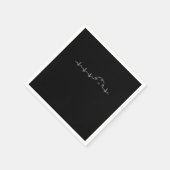 ピクルボール選手ハートビートディンクピクルボールスポーツ スタンダードカクテルナプキン (角)