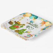 ピクルボール40歳の誕生日 ペーパープレート (傾斜あり)