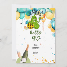 ピクルボール40th誕生日を保存 招待状