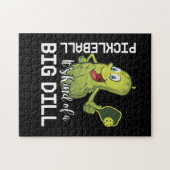 ピクルボール、ちょっと大きなディル ジグソーパズル (横)