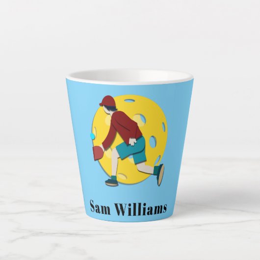 ピクルボール カフェラテマグ (正面)