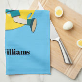 ピクルボール キッチンタオル (四つ折り)