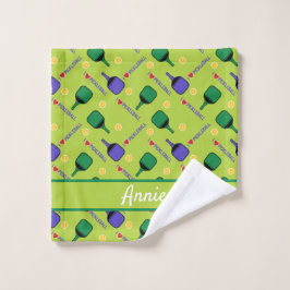 ピクルボール・グリーンが好き  ウォッシュタオル