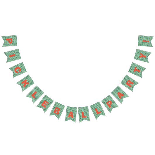 ピクルボール・サマー バンティングフラッグ (全)