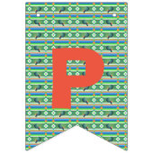 ピクルボール・サマー バンティングフラッグ (第1の旗)