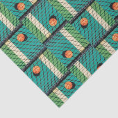 ピクルボール「ストリートライトがオン来のティール(緑がかった色) 薄葉紙 (詳細)