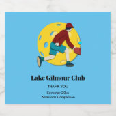 ピクルボール スパークリングワインラベル (シングルラベル)