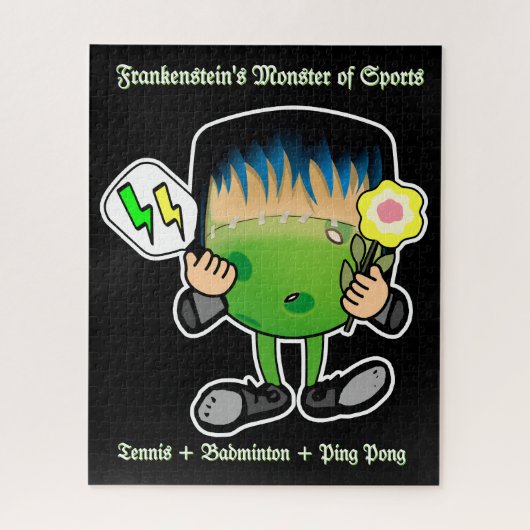 ピクルボール – フランケンシュタインのスポーツ界の怪物 ジグソーパズル (縦)