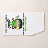 ピクルボール – フランケンシュタインのスポーツ界の怪物 ハンドタオル (ハンドタオル)