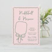 ピクルボール&プロセッコハンドドローバチェロレッテ 招待状 (スタンド正面)