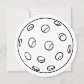 ピクルボール&プロセッコブライダルシャワー招待 シーズンカード (裏面)