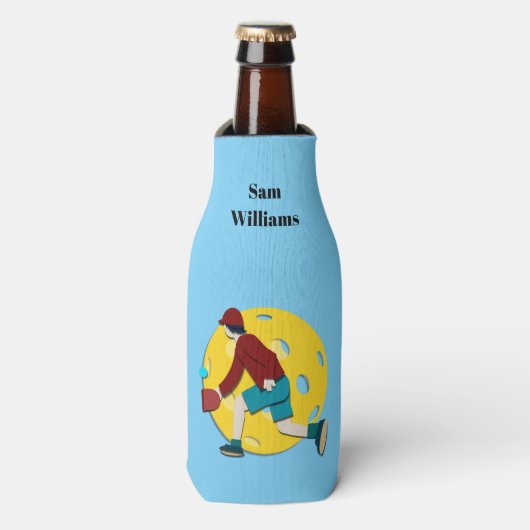 ピクルボール ボトルクーラー (ボトル正面)