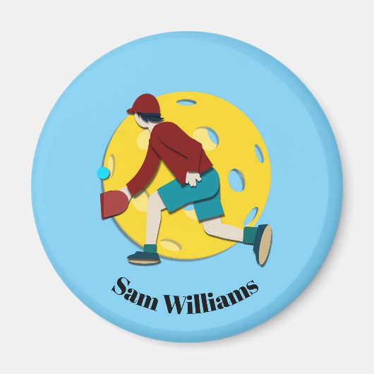 ピクルボール マグネット (正面)