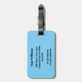 ピクルボール ラゲッジタグ (裏面縦)