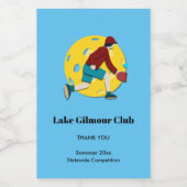 ピクルボール ワインラベル (シングルラベル)