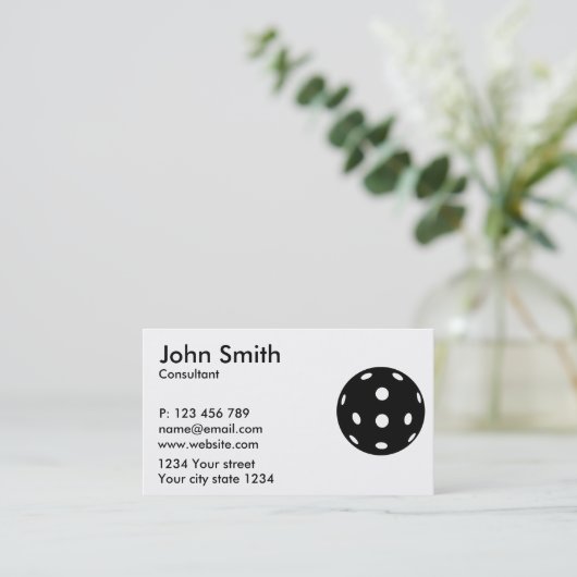 ピクルボール 名刺 (スタンド正面)