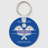 ピクルボー最高のルおばあちゃんパドル名 キーホルダー (正面)