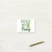 ピクルマイファンシーピックルズラバーカワイグリーンディルジャー ポストイット (デスク上)