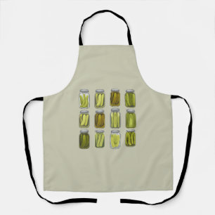 ピクルラバーヴィンテージ缶詰ピクルジャールクリスマスクリスマス エプロン