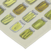 ピクルラバーヴィンテージ缶詰ピクルジャールクリスマスクリスマス ショートテーブルランナー (コーナー)